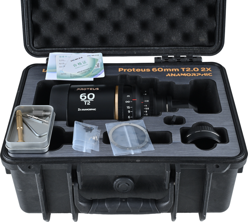 LAOWA Proteus 2X Anamorphic 60mm T2 - Amber - Arri PL/Canon EF