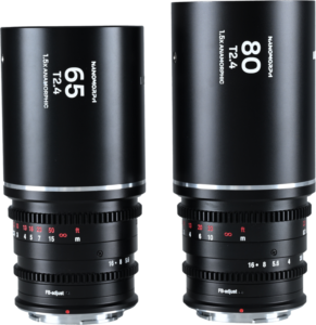 LAOWA Nanomorph S35 Prime 2-Lens Bundle (65mm,80mm) (Silver) - DL