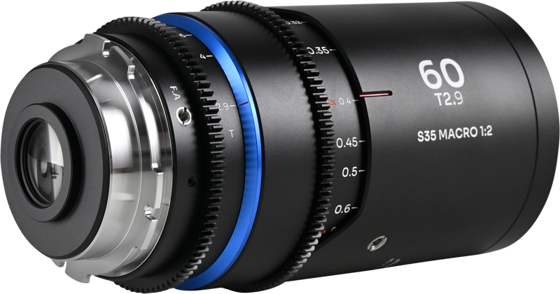 LAOWA Nanomorph 60mm T2.9 1.5X S35 Macro 1:2 (Blue) - Arri PL/Canon EF