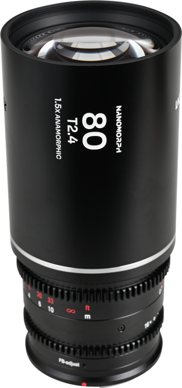LAOWA Nanomorph 80mm T2.4 1.5X S35 (Silver) - MFT