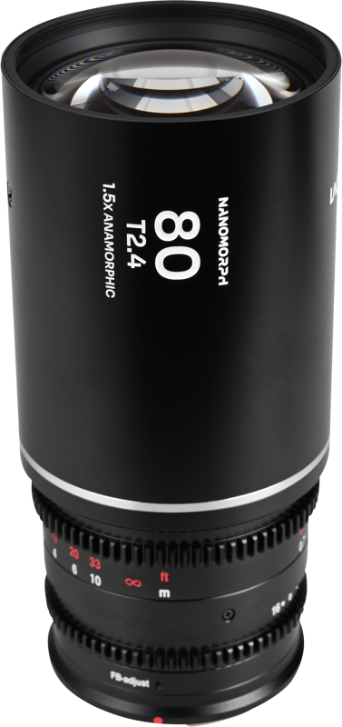 LAOWA Nanomorph 80mm T2.4 1.5X S35 (Silver) - MFT
