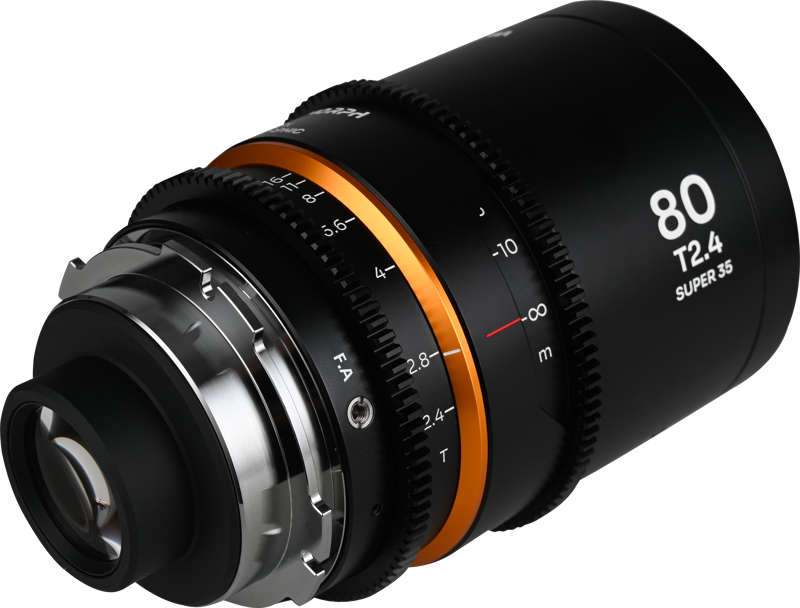 and a signature anamorphic aesthetic while maintaining sharpness and clarity. The 80mm focal length provides a flattering telephoto perspective