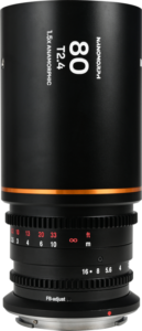 LAOWA Nanomorph 80mm T2.4 1.5X S35 (Amber) - Sony E