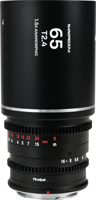 LAOWA Nanomorph 65mm T2.4 1.5X S35 (Silver) - Canon RF