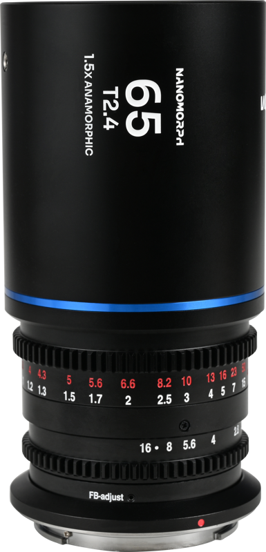 LAOWA Nanomorph 65mm T2.4 1.5X S35 (Blue) - Nikon Z