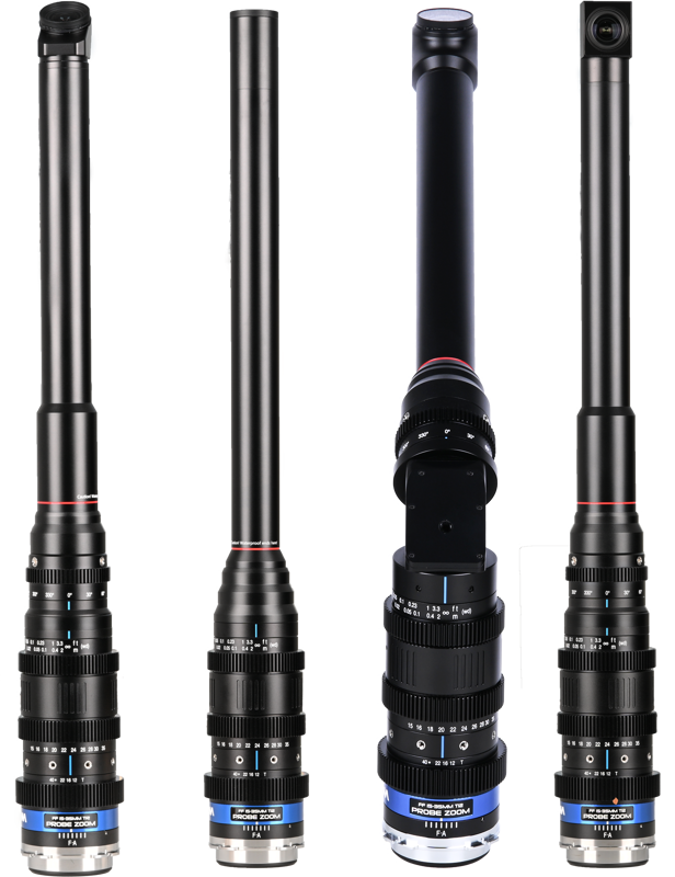 LAOWA Probe Zoom 4-lens Bundle 15–35mm T12 Lens (Direct, Periscope, 35° Degree, 90° Degree) Arri PL