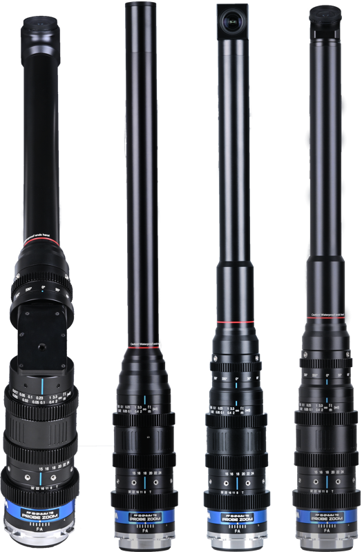 LAOWA Probe Zoom 4-lens Bundle 15–24mm T8 Lens (Direct, Periscope, 35° Degree, 90° Degree) Arri PL