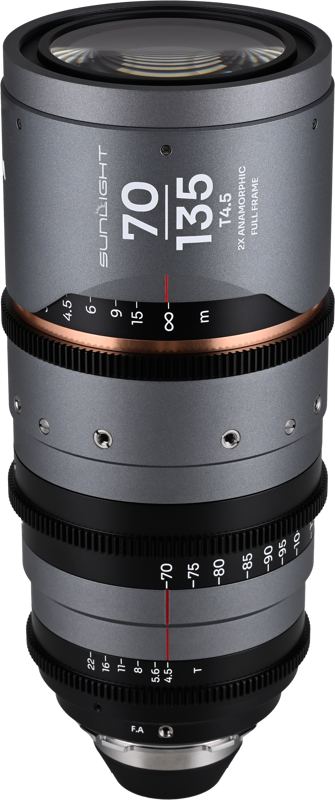 LAOWA Sunlight 70-135mm T4.5 2x FF Anamorphic Zoom (Amber) Arri PL