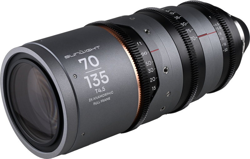 LAOWA Sunlight 70-135mm T4.5 2x FF Anamorphic Zoom (Amber) Arri PL