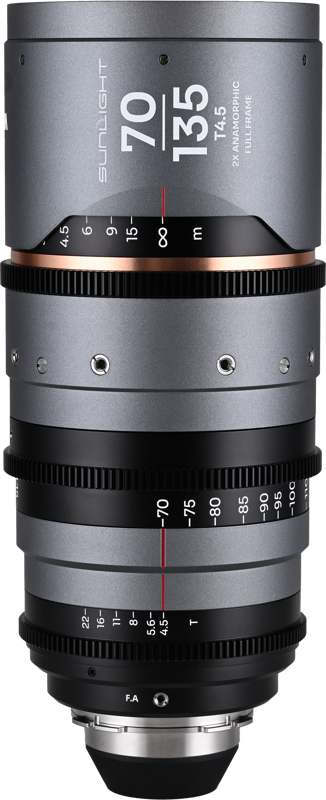 LAOWA Sunlight 70-135mm T4.5 2x FF Anamorphic Zoom (Amber) Arri PL