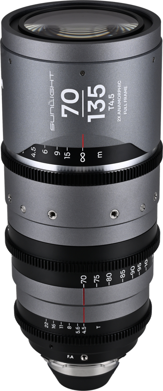 LAOWA Sunlight 70-135mm T4.5 2x FF Anamorphic Zoom (Silver) Arri PL