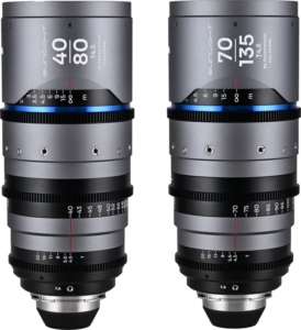 LAOWA Sunlight 2X Anamorphic Zoom 2-Lens Bundle (40-80mm,70-135mm) (Blue) Arri PL