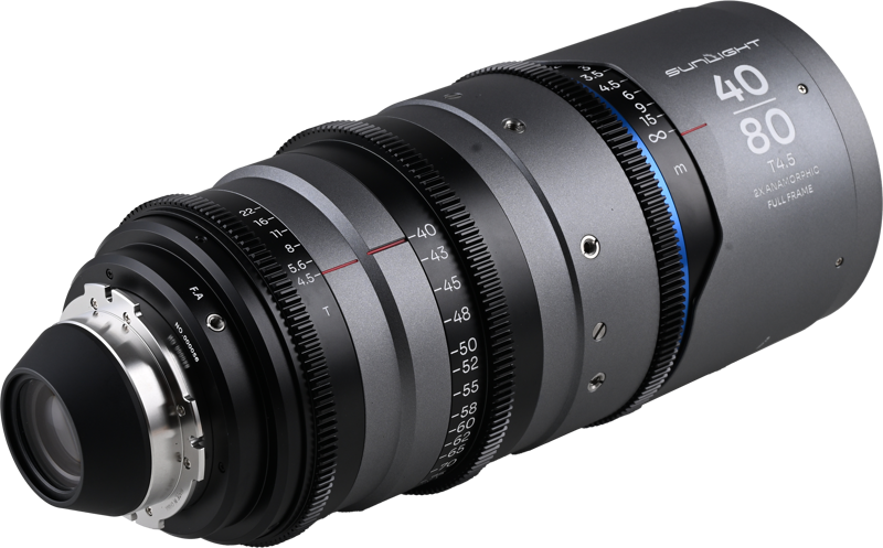 LAOWA Sunlight 40-80mm T4.5 2x FF Anamorphic Zoom (Blue) Arri PL