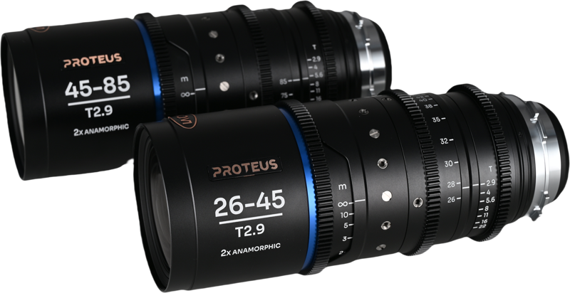 these lenses deliver a true 2X anamorphic squeeze
