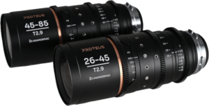 these lenses deliver a true 2X anamorphic squeeze