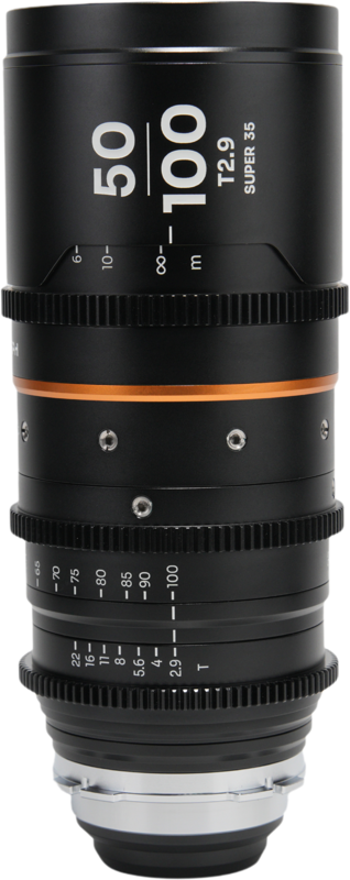 The Laowa Nanomorph Zoom 50-100mm T2.9 1.5X S35 is a professional anamorphic zoom lens designed for Super 35 cinematography. Offering a 1.5X anamorphic squeeze