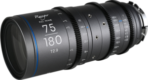 enhancing subject separation and background blur. The 75-180mm focal length provides versatility for tight framing