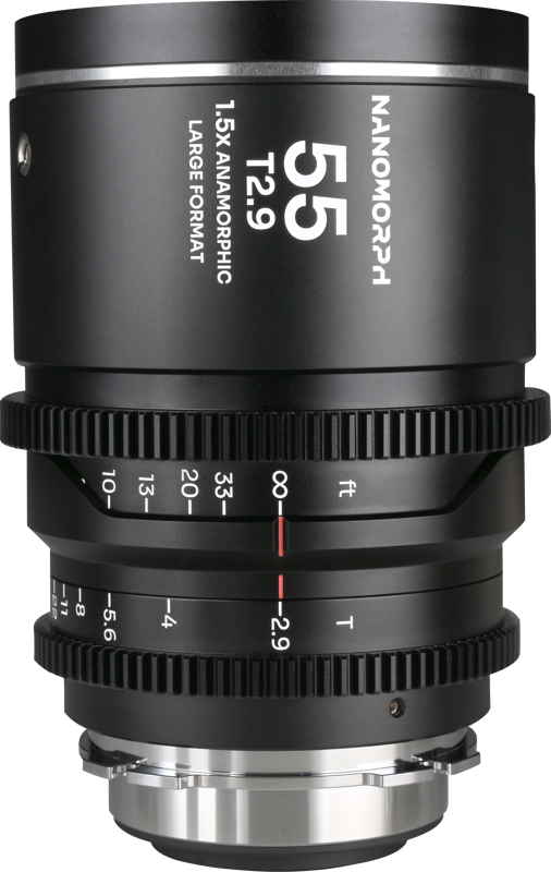 LAOWA Nanomorph LF 55mm T2.9 1.5X (Silver) - Arri PL/Canon EF