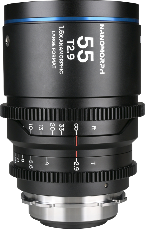 LAOWA Nanomorph LF 55mm T2.9 1.5X (Blue) - Arri PL/Canon EF