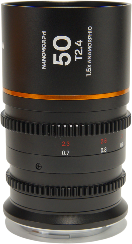 LAOWA Nanomorph 50mm T2.4 1.5X S35 (Amber) - Sony E