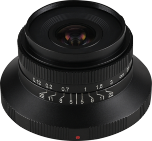 pancake-style lens crafted specifically for full-frame mirrorless cameras. With its unique 15mm ultra-wide-angle perspective