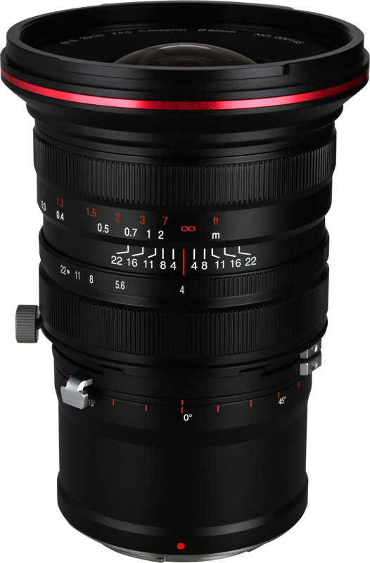 this lens allows photographers to correct perspective distortion