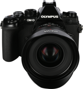 and cinematic video production. The 25mm focal length (equivalent to approximately 50mm on full-frame) provides a natural field of view