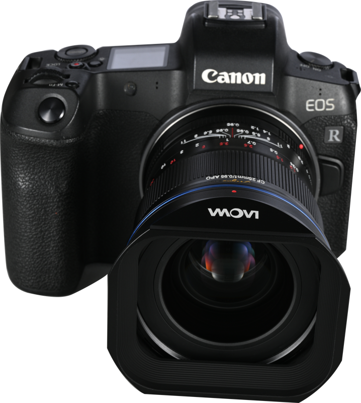 and cinematic video production. The 25mm focal length (equivalent to approximately 37.5mm on full-frame) provides a natural field of view