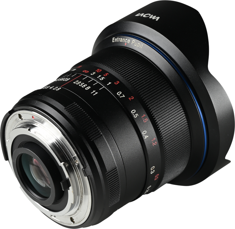 and interior photography. With its impressive 122° angle of view and virtually distortion-free performance