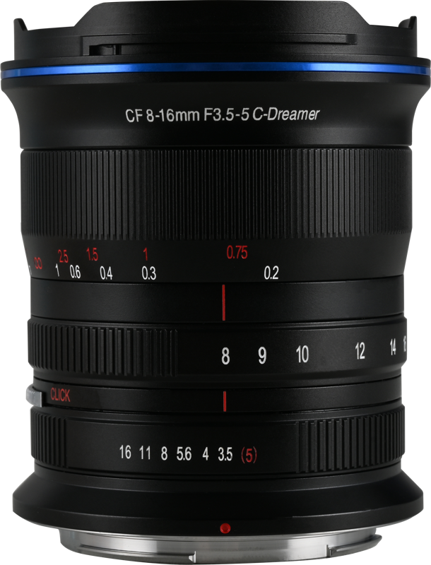 The Laowa 8-16mm f/3.5-5 Zoom CF is an ultra-wide-angle zoom lens engineered specifically for photographers and filmmakers who require maximum versatility and great optical performance without breaking the bank. Its expansive focal range from 8mm to 16mm provides creative flexibility ideal for capturing dynamic landscapes