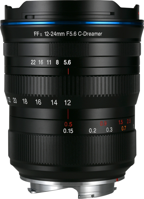 The Laowa 12-24mm f/5.6 Zoom FF Lens is a compact ultra-wide-angle zoom lens designed for full-frame cameras. Offering a versatile 12-24mm focal range