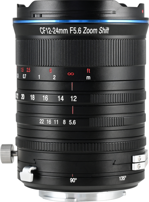 The Laowa 12-24mm APS-C f/5.6 Zoom Shift CF Lens is a versatile ultra-wide-angle zoom lens designed for APS-C mirrorless cameras. Featuring a 12-24mm focal range