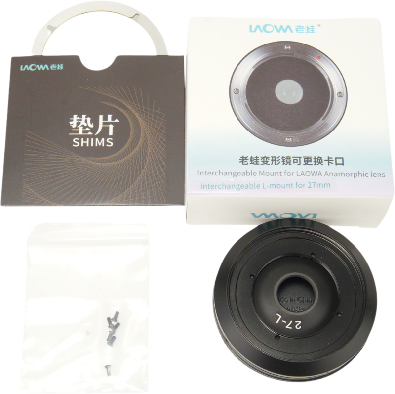 LAOWA Nanomorph 27mm T2.8 Interchangeable bayonet - L Mount