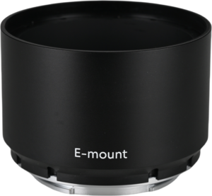 this interchangeable mount securely connects your lens to various camera mounts