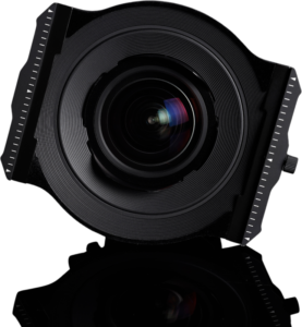 this holder allows seamless filter placement and removal