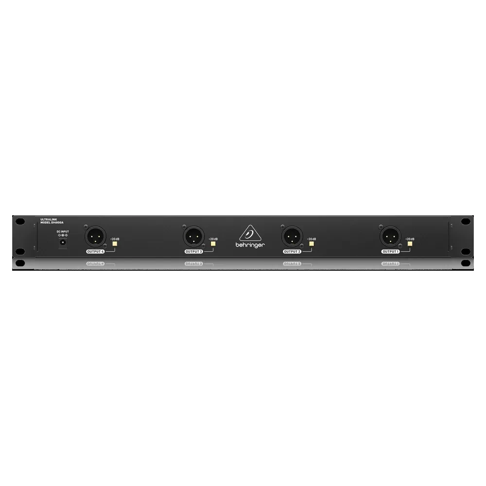 BEHRINGER ULTRA-DI PRO DI4800A Professional 4-Channel Active DI Box, Booster and Line Isolator