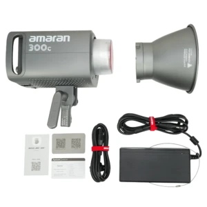 AMARAN 300c full-color Bowens-mount point-source LED light, GREY