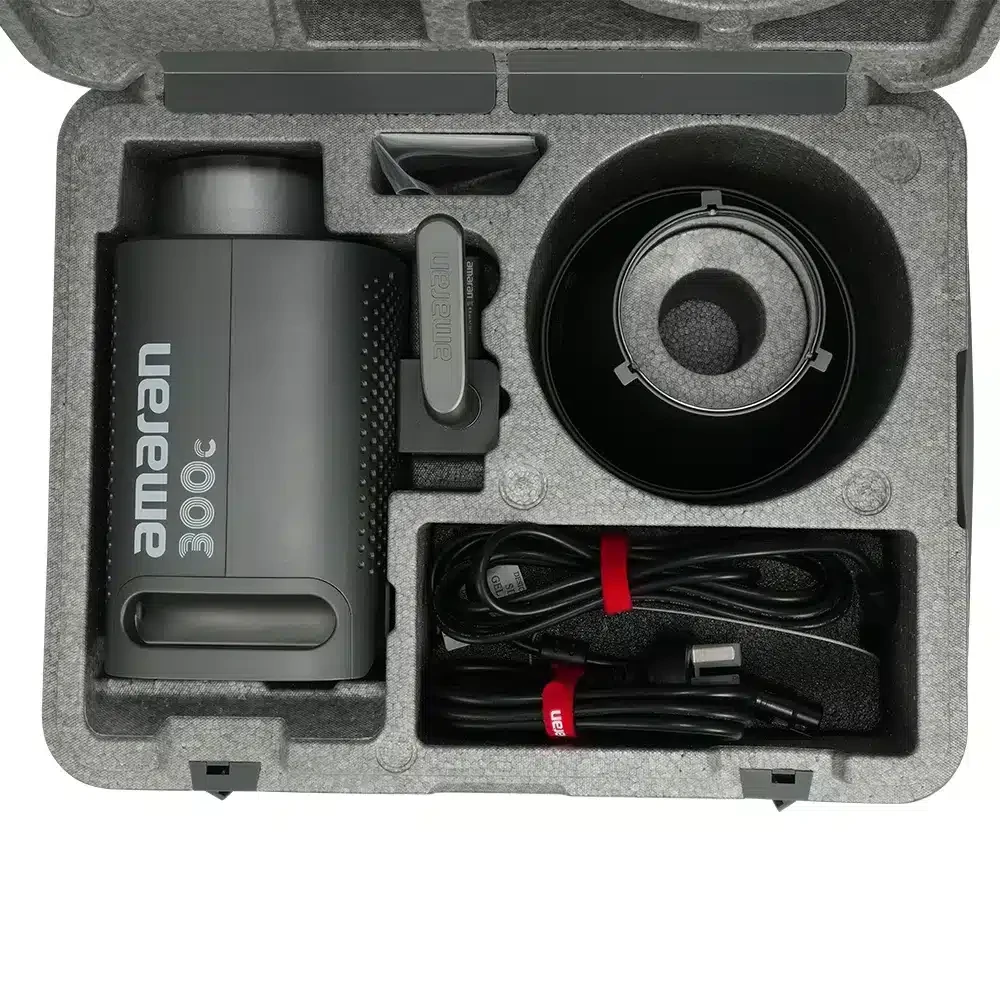 AMARAN 300c full-color Bowens-mount point-source LED light, GREY