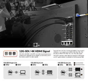 15.6" LILLIPUT Q15 4K 12G-SDI production/broadcast monitor