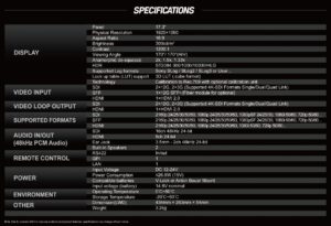 17.3" LILLIPUT Q17 Full-HD 12G-SDI production/broadcast monitor
