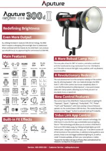 APUTURE Light Storm C300d MKII kit (V-mount)