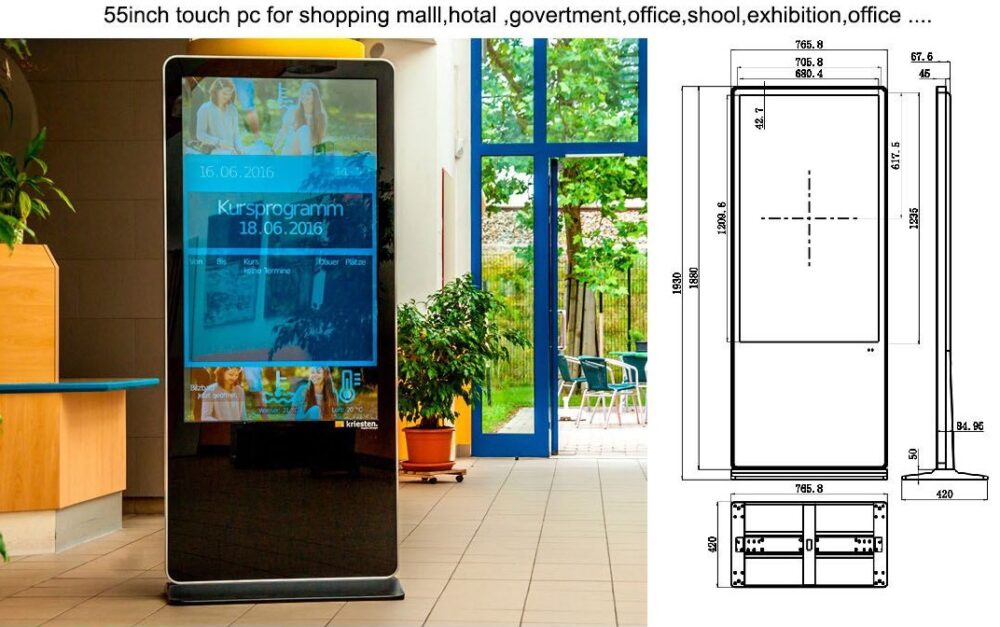 Digital signage monitors