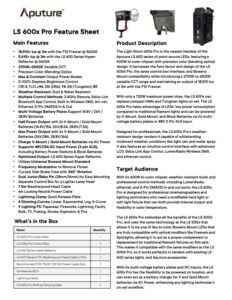 APUTURE Light Storm 600X PRO 600W bi-color point-source LED