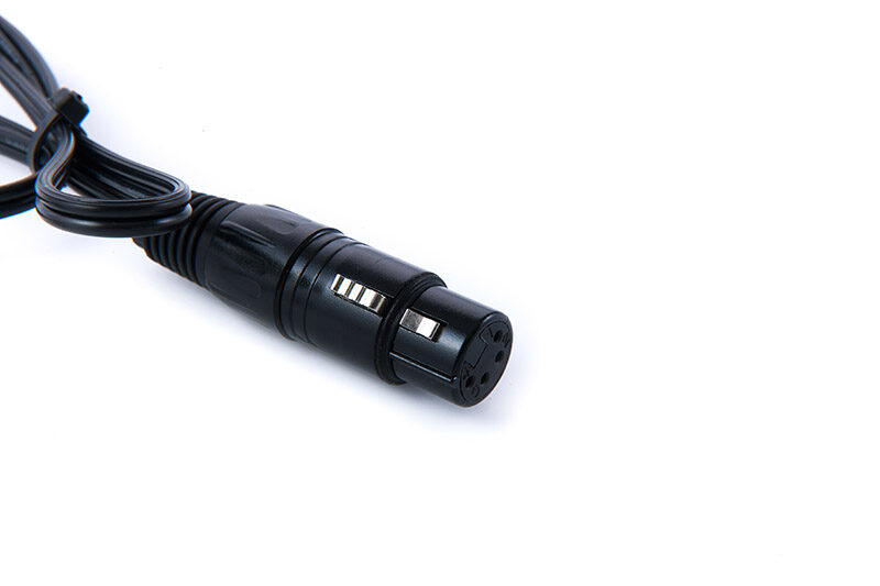 4-pin XLR (F) plug with D-tap (M) cable, Rolux