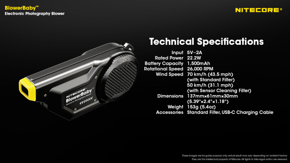 NITECORE BlowerBaby kit 3