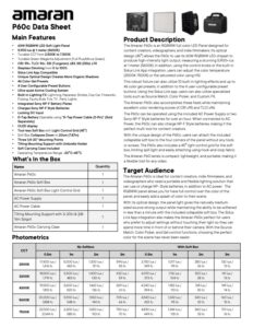 AMARAN P60c RGBWW full-color LED panel