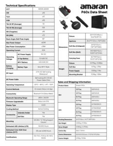 AMARAN P60x expanded bi-color LED panel