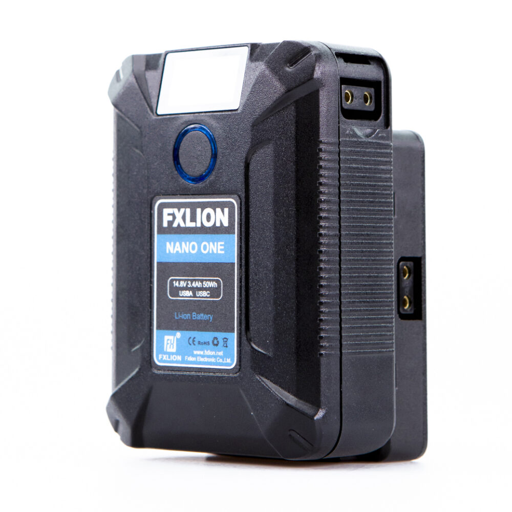 FXLION Nano V-mount plate with belt hook