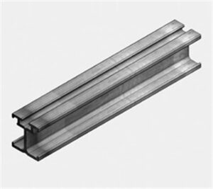 Top rail and hoist system