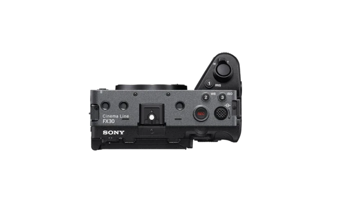 SONY FX30 compact Cinema Line gateway camera (Body + XLR handle unit)